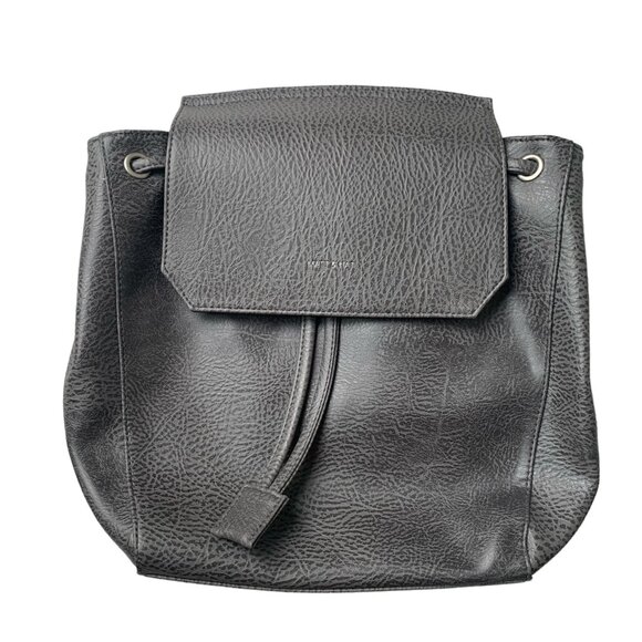 Matt & Nat Backpack Mumbai Vegan PVC Grey Backpack - Picture 1 of 13